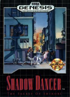 Shadow Dancer - Sega Megadrive Cover & Box Art