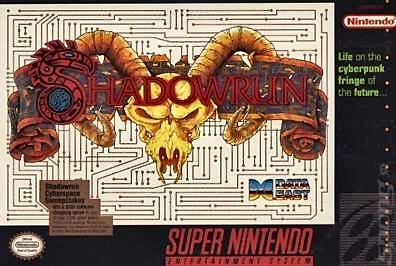 Shadowrun - SNES Cover & Box Art