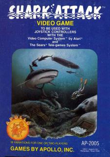 Shark Attack - Atari 2600/VCS Cover & Box Art
