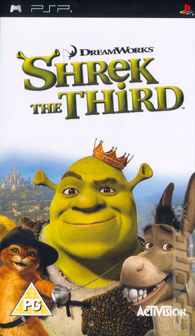 Shrek the Third - PSP Cover & Box Art