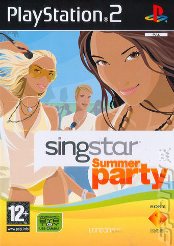 SingStar Summer Party - PS2 Cover & Box Art