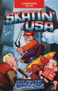 Skatin' USA - C64 Cover & Box Art