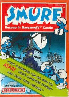 Smurf: Rescue in Gargamel's Castle - Atari 2600/VCS Cover & Box Art