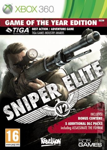 Sniper Elite V2: Game of the Year Edition - Xbox 360 Cover & Box Art