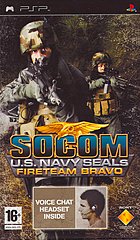 SOCOM US Navy SEALs FireTeam Bravo - PSP Cover & Box Art