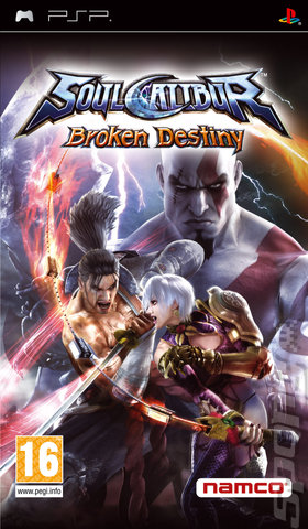 SoulCalibur Broken Destiny - PSP Cover & Box Art