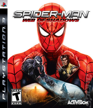 Spider-Man: Web of Shadows - PS3 Cover & Box Art