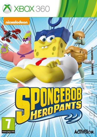 SpongeBob HeroPants - Xbox 360 Cover & Box Art