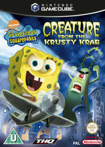 SpongeBob SquarePants: Creature from the Krusty Krab - GameCube Cover & Box Art