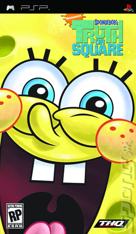 SpongeBob's Truth or Square - PSP Cover & Box Art