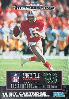 Sports Talk Football '93 Starring: Joe Montana and all 28 NFL Teams (Sega Megadrive)