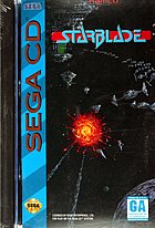 Starblade - Sega MegaCD Cover & Box Art