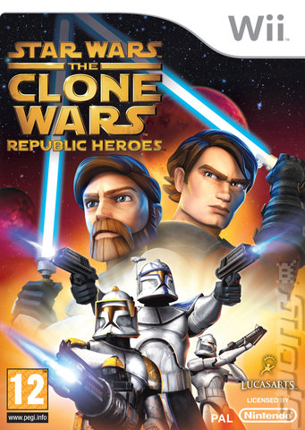 Star Wars: The Clone Wars: Republic Heroes - Wii Cover & Box Art