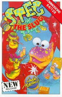 Steg The Slug - C64 Cover & Box Art
