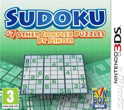 Sudoku + 7 other Complex Puzzles by Nikoli - 3DS/2DS Cover & Box Art