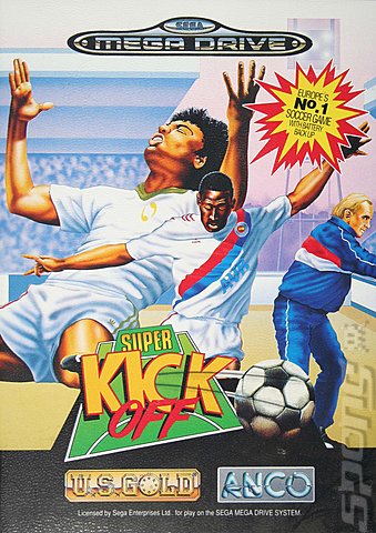 Super Kick Off - Sega Megadrive Cover & Box Art