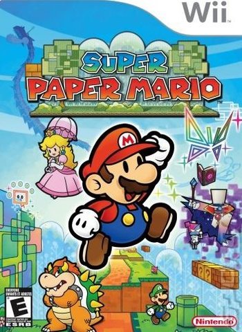 Super Paper Mario - Wii Cover & Box Art