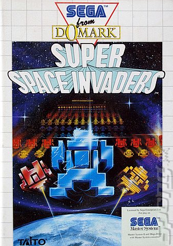 Super Space Invaders - Sega Master System Cover & Box Art