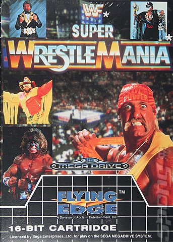 Super Wrestlemania - Sega Megadrive Cover & Box Art