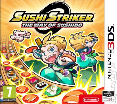 Sushi Striker: Way of the Sushido - 3DS/2DS Cover & Box Art
