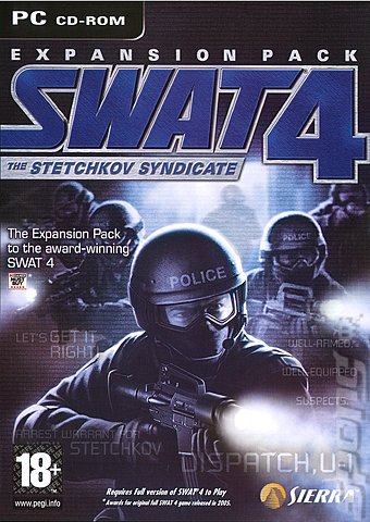 SWAT 4: The Stetchkov Syndicate - PC Cover & Box Art