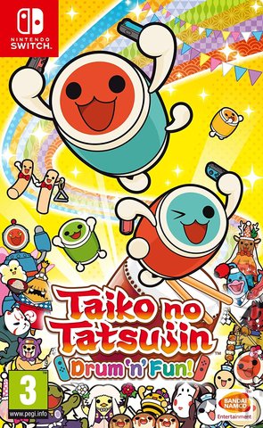 Taiko no Tatsujin: Drum �n� Fun! - Switch Cover & Box Art
