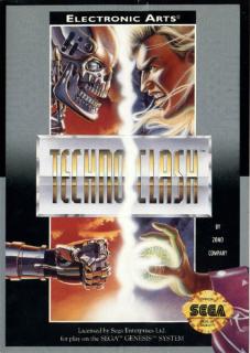 Techno Clash - Sega Megadrive Cover & Box Art