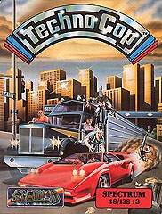 Techno Cop - Sinclair Spectrum 128K Cover & Box Art