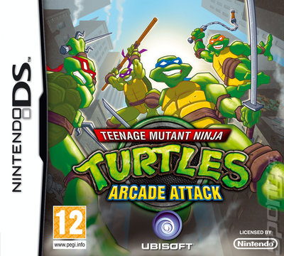 Teenage Mutant Ninja Turtles: Arcade Attack - DS/DSi Cover & Box Art
