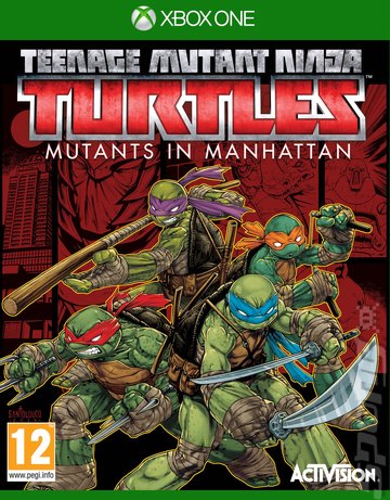 Teenage Mutant Ninja Turtles: Mutants in Manhattan - Xbox One Cover & Box Art
