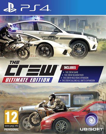 The Crew: Ultimate Edition - PS4 Cover & Box Art