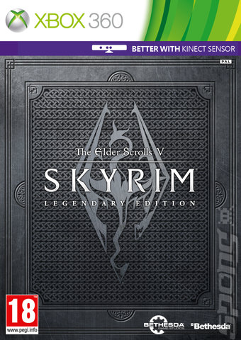 The Elder Scrolls V: Skyrim: Legendary Edition - Xbox 360 Cover & Box Art