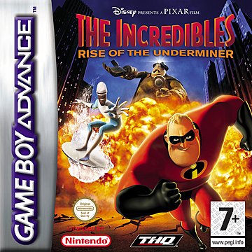 The Incredibles: Rise of the Underminer - GBA Cover & Box Art