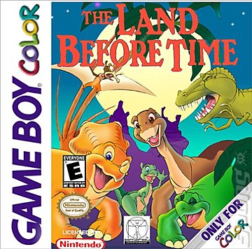 The Land Before Time - Game Boy Color Cover & Box Art