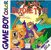 The Land Before Time - Game Boy Color Cover & Box Art