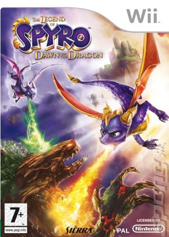 The Legend Of Spyro: Dawn Of The Dragon - Wii Cover & Box Art