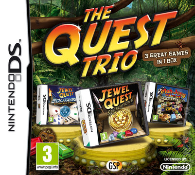 The Quest Trio - DS/DSi Cover & Box Art