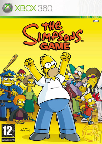 The Simpsons Game - Xbox 360 Cover & Box Art
