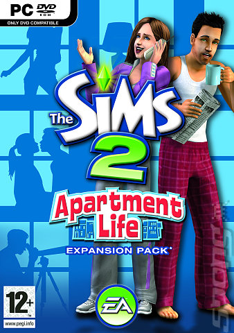The Sims 2: Apartment Life - PC Cover & Box Art