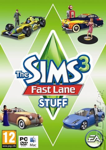 The Sims 3: Fast Lane Stuff - PC Cover & Box Art