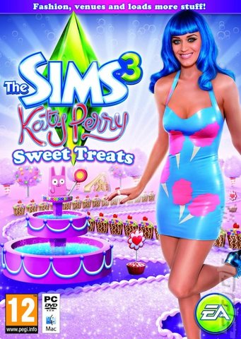 The Sims 3: Katy Perry's Sweet Treats - Mac Cover & Box Art