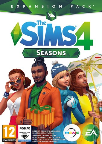 The Sims 4: Seasons - PC Cover & Box Art