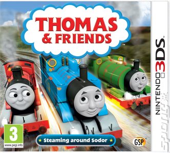 Thomas and Friends: Steaming Around Sodor  - 3DS/2DS Cover & Box Art