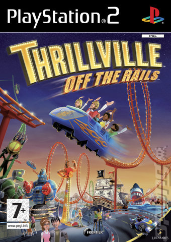 Thrillville: Off the Rails - PS2 Cover & Box Art
