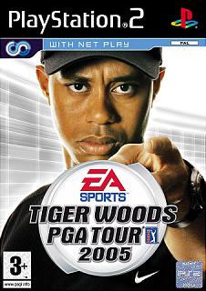 Tiger Woods PGA Tour 2005 - PS2 Cover & Box Art