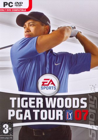 Tiger Woods PGA Tour 07 - PC Cover & Box Art