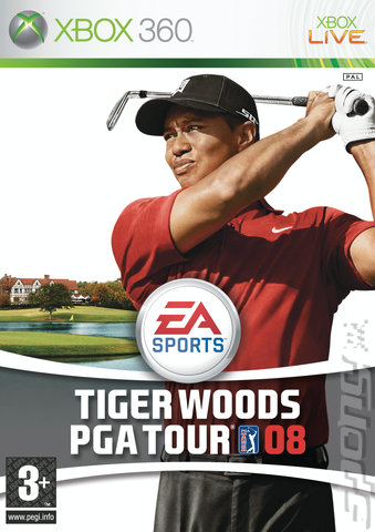 Tiger Woods PGA Tour 08 - Xbox 360 Cover & Box Art