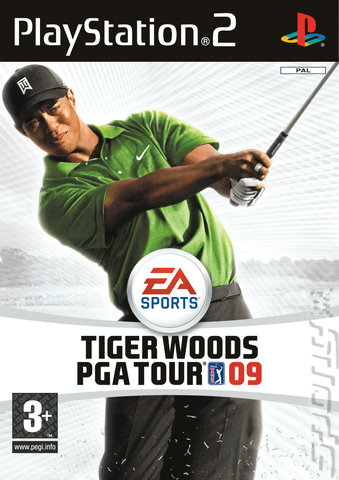 Tiger Woods PGA Tour 09 - PS2 Cover & Box Art