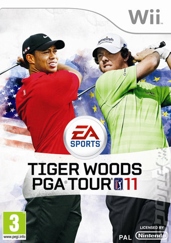 Tiger Woods PGA TOUR 11 - Wii Cover & Box Art