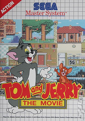 Tom and Jerry: The Movie - Sega Master System Cover & Box Art